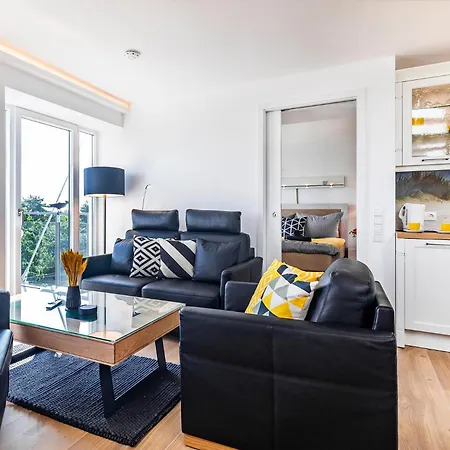 Prora - Apartment Mit Privater Dachterrasse - Sky Suite Proradies 公寓